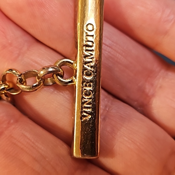 Vince Camuto gold bracelet, chains necklace, gold tone - Picture 4 of 10